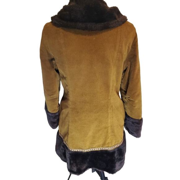 Vintage Corduroy Faux Fur Coat and suit industry UNION 1950,60s,70s? - Picture 3 of 13